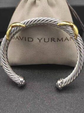 David Yurman bracelet with a cross motif